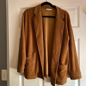 Madewell deep gold color corduroy blazer. Size S.